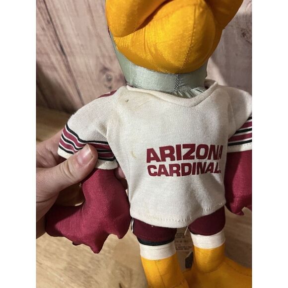 1994 Stuffins Arizona Cardinals Mascot Plush 11” - Picture 7 of 8